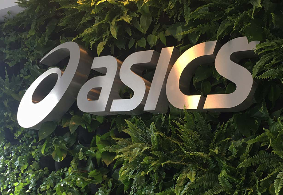 3D brushed steel company signs | bespoke office signs